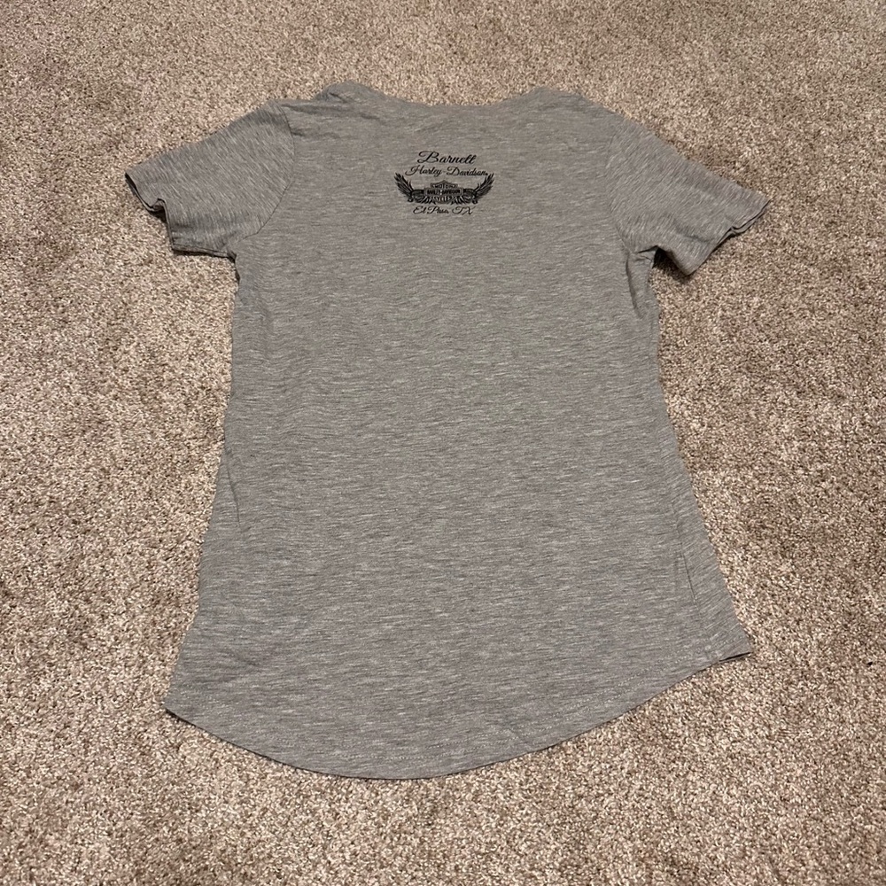 Harley-Davidson Gray and Blue Graphic Tee - Picture 5 of 5